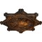 Ekena Millwork Antilles Ceiling Medallion (Fits Canopies up to 6"), Hand-Painted Rust, 38 1/4"OD x 1 1/2"P CM38ANRUS - alternate 3